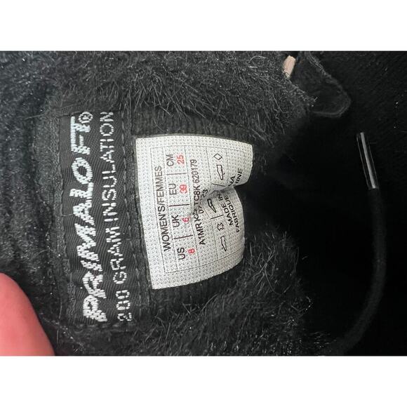 The North Face Snow Boots size 8 Black Primaloft 200 gram insulation - Picture 3 of 6